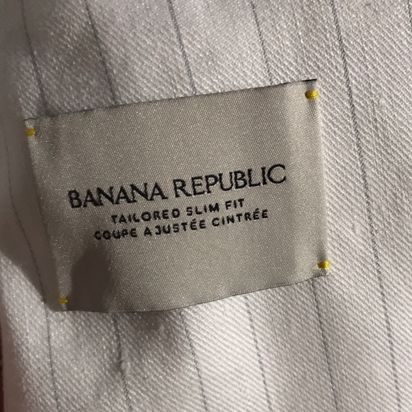 White Banana Republic Linen Blazer - Picture 6 of 11